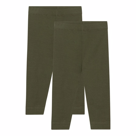 Billede af BIRKHOLM 2-Pak Leggings Army Grøn